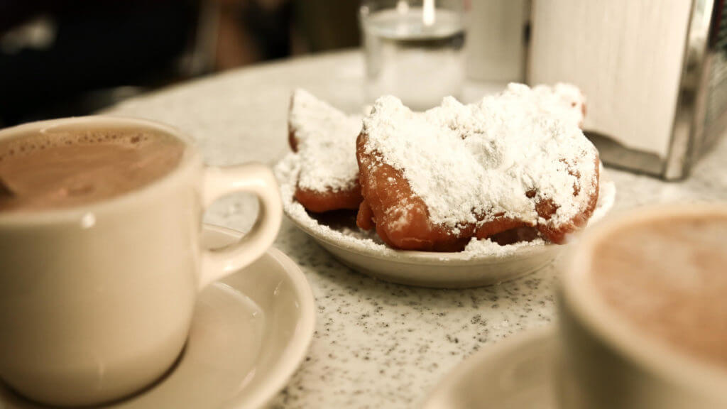 Beignets and Coffee, New Orleans, Deep South, USA