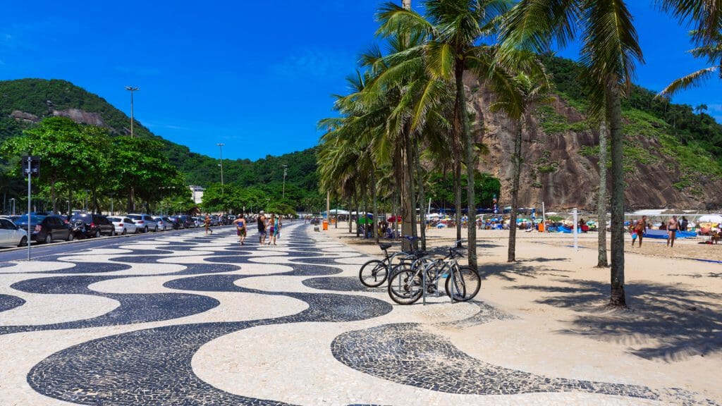 Bike tour, Copacabana, Rio de Janeiro, Brazil