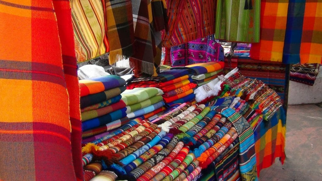 Fabrics, Otavalo Market, Ecuador