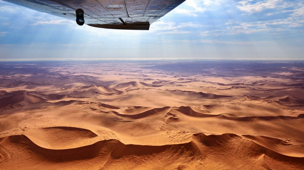 Flying safari, Skeleton Coast, Namibia