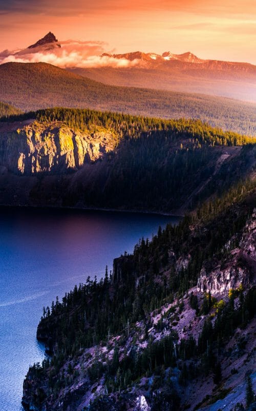 Mount Thielsen, Crater Lake National Park, Oregon, Pacific Northwest, USA