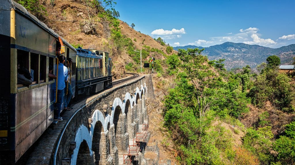 Narrow guage railway, Shimla, Himalayas, India