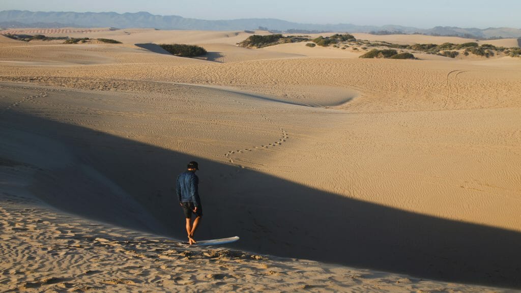 Sandboarding, Namibia