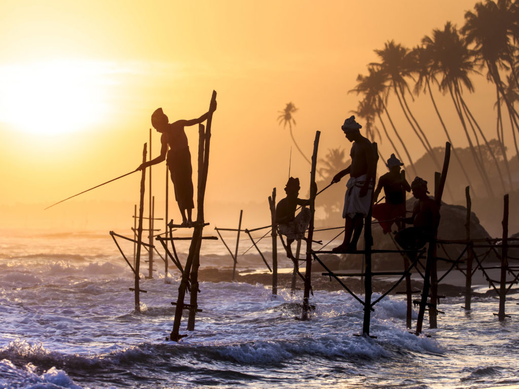 Stilt Fishermen, Galle, Sri Lanka